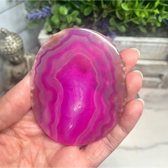 Dyed Agate Slice - Picture 3 of 4